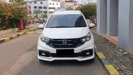 Honda Mobilio RS 1.5 CVT AT Putih NIK 2018 Km 64Rb Record Bonus Velg