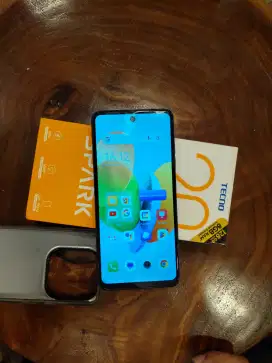 Tecno spark 20c 4+4/128gb lengkap