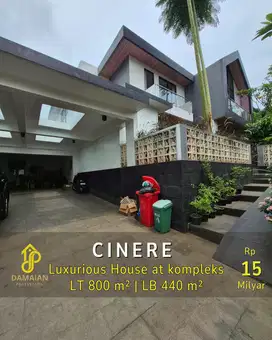 RUMAH MEWAH DALAM KOMPLEK  CINERE