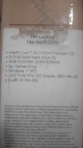 Di jual laptop seken mrk hp orisinil