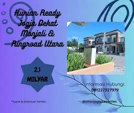 Rumah 2LT Ready Kota Yogyakarta Dekat Ringroad Utara & Monjali