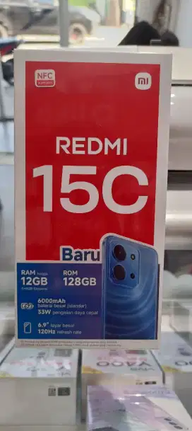 1JTA'AN XIAOMI REDMI 15C RAM 6GB ROM 128GB (BARU SEGEL)