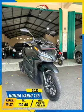 HONDA VARIO 125 2021 MANTAP GASS MASZEHH HIKMAH MOTOR KEPUH