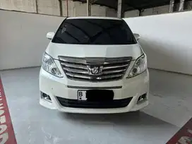 Toyota Alphard 2.4 G ATPM AT ( Matic ) 2014 Putih Km Low 82rban Mulus
