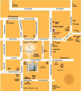 Dijual segera  Apartement Gunawangsa Manyar B 1821, Surabaya