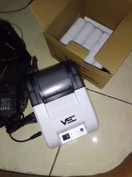 printer thermal bluetooth 58mm VSC 58UB UBS RJ11 putih cetak nota