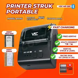 printer mobile bluetooth thermal 58mm VSC 58C support moka