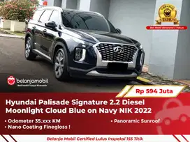 [ GARANSI 5TH ] Hyundai Palisade Signature 2.2 Diesel Blue 2022/2023