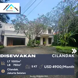 Disewa Rumah Mewah Bali Resort Style Cocok Untuk Embassy di Cilandak