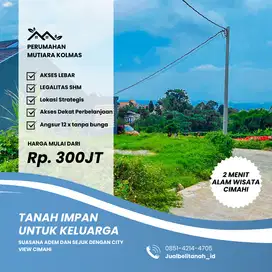 Dijual tanah kavling dengan akses mobil handa 5 menit alun-alun cimahi