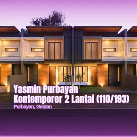 Rumah Kontemporer di Purbyan, Gentan - 2 Lantai dengan Kolam Renang