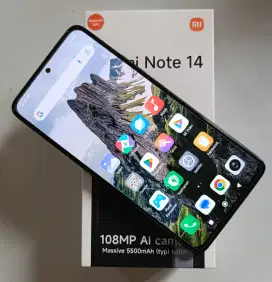 Xiaomi Note 14 ram 8/128gb like new siap pakai