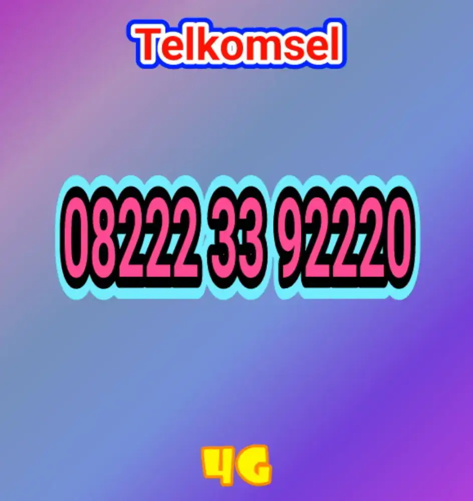 Nomer cantik simpati triple naik rapi