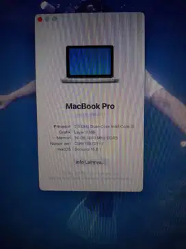 Mackbookpro 2012 ram16gb