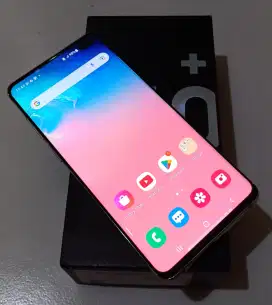 Samsung S10 plus ram 8/128gb lengkap all fungsi normal
