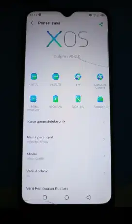 INFINIX HOT 9 Play Ram 4gb internal 64gb baterai 6000mh awet