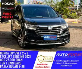 Honda Odyssey 2.4 E AT Facelift Sensing Sunroof Nik 2021 Hitam