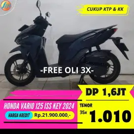 HONDA VARIO 125 ISS KEYLESS 2024 SEKEN KREDIT MURAH ANGSURAN RINGAN