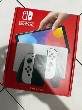 Nintendo switch OLED white baru
