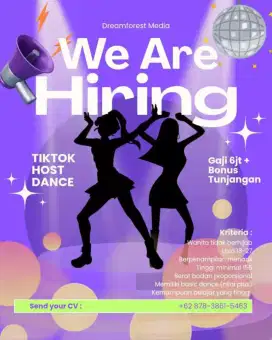 Host Live Streaming Tiktok Dance