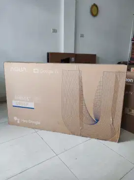 Aqua Tv 55 inch google UHD 4K garansi 5thn