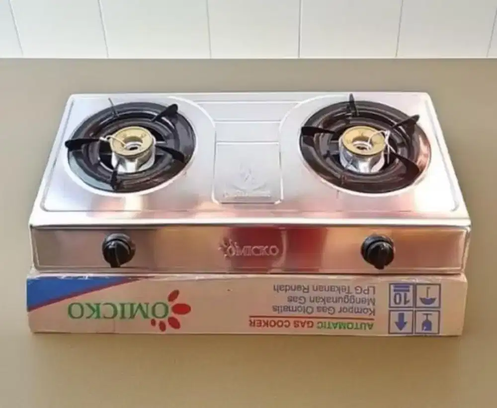 Kompor gas 2 tungku Omicko