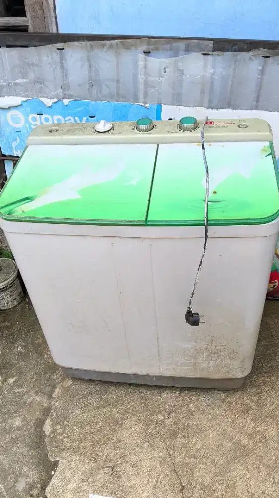 MESIN CUCI MINUS PENGERING MATI WASHING DENGUNG SAJA.