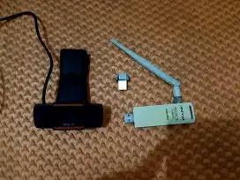 Paket webcam, usb wifi dan usb bluetooth
