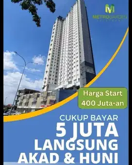 DIJUAL APARTEMEN READY CICILAN DIBAYARIN SEWA DEKET TOL KARANG TENGAH