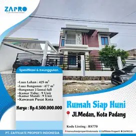 Jual rumah siap huni mewah di ulak karang padang