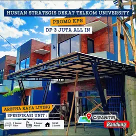 DP 3 juta Rumah 2lt di komplek GBA 3 ciganitri dkt batununggal telkom