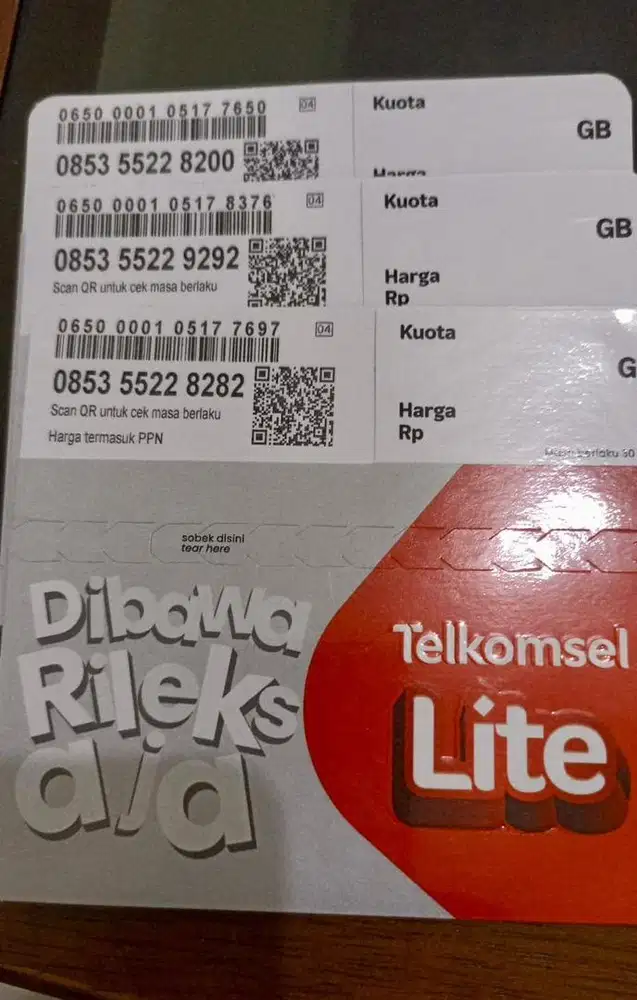 Nomor cantik kartu simpati as loop telkomsel 4g