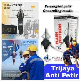 Agen ahli jasa pasang penangkal petir dan grounding mesin