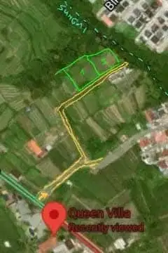 TANAH 17,5 Are VIEW SAWAH, JL PANTAI SABA, GIANYAR