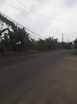 Dijual tanah kosong strategis pinggir jalan Raya PROPINSI