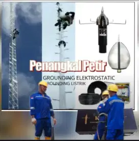 Ahli jasa pasang penangkal petir dan grounding mesin