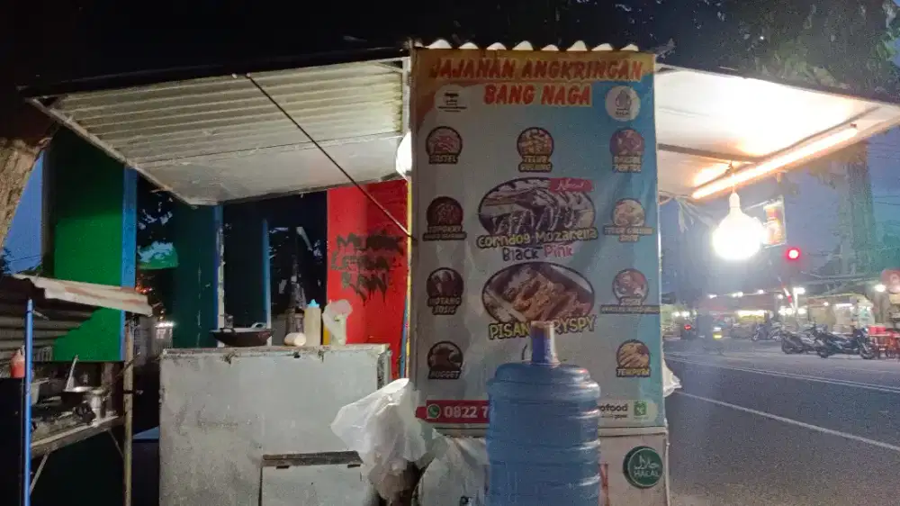 Lapak usaha angkringan, hanya tinggal melanjutkan