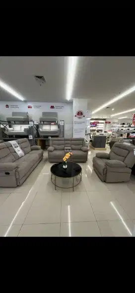 LAUREL SOFA 1S+2S+3S GREY RECLINER