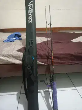 Joran dan rel satu set