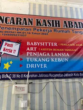 Loker babysitter, ART, jaga lansia