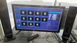 Tv led polytron 32 inch speaker tower analog