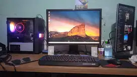 PC for  Gaming/ rendering Ryzen 5 + RTX 3050 8gb + Layar 24