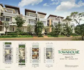 Rumah Mewah Townhouse di Emerald Cove The Springs Summarecon Serpong