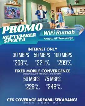 Wifi Murah Cepat Unlimited FLAT All Area Surabaya Sidoarjo Gresik