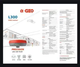geodetik alpha geo L300 gnss dan matrix ultra  base