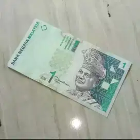 RINGGIT 1 MALAYSIA KOLEKSI UANG KERTAS MURAH