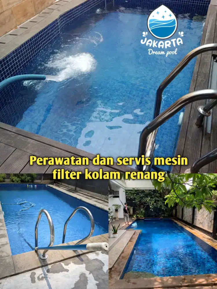 Pengisian air kolam renang dan perawatan kolam jakarta dan sekitarnya