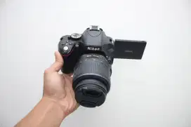 Kamera DSLR Nikon d5100 kit lcd flip