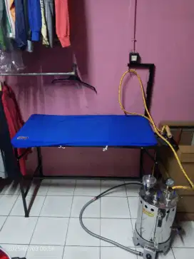Setrika uap boiler dan meja