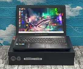 Asus ROG GL553VD i7-7700HQ Ram 16GB SSD 256 GB+HDD 1TB Gaming Fulset